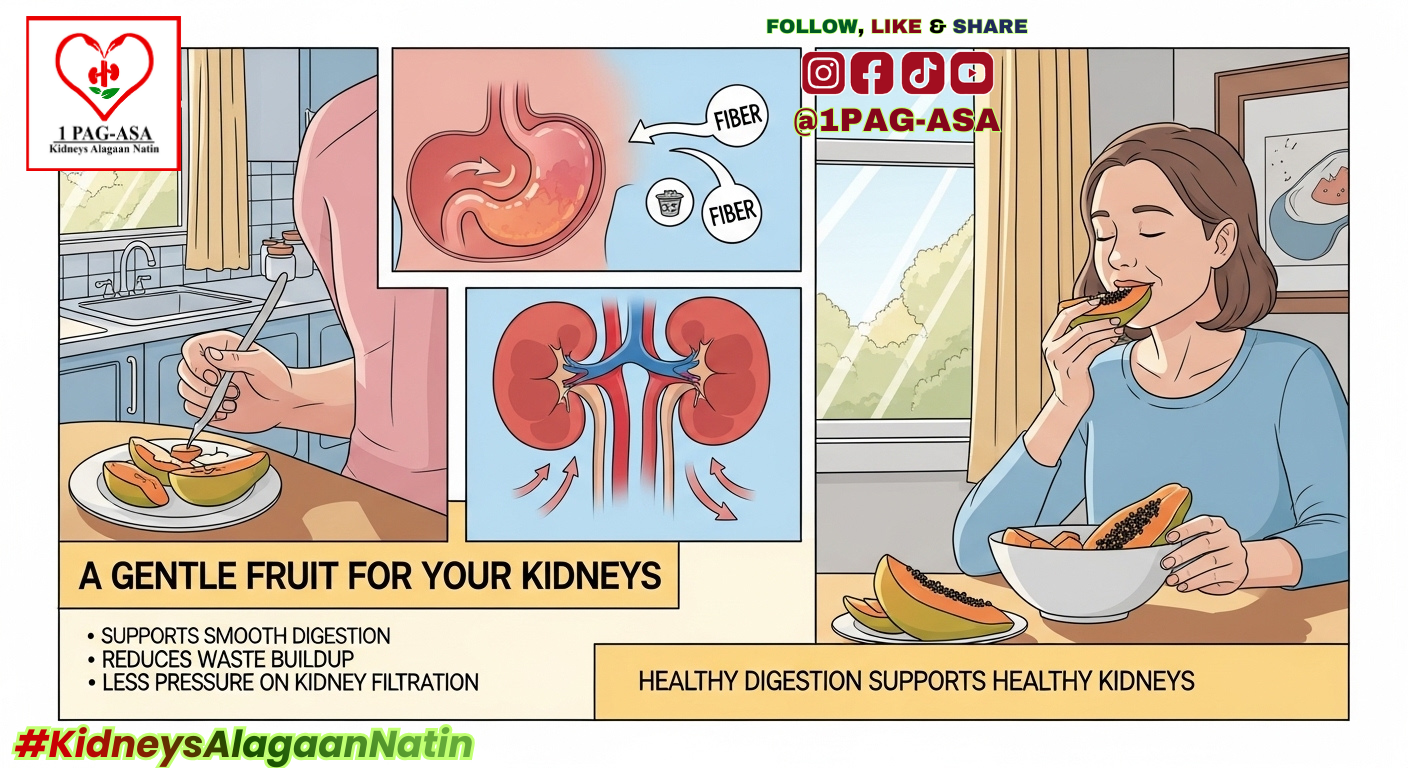 A Gentle Fruit for Your Kidneys campaign poster